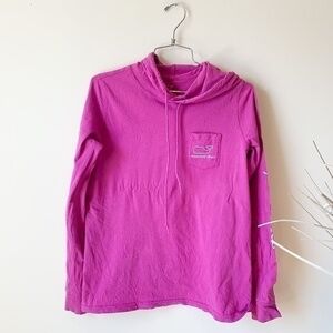 Vineyard Vines Magenta Pink Long Sleeve Hoodie